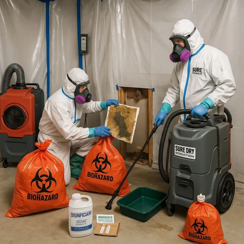 Contaminated Water Handling Protocols process in Parcelas Nuevas, PR